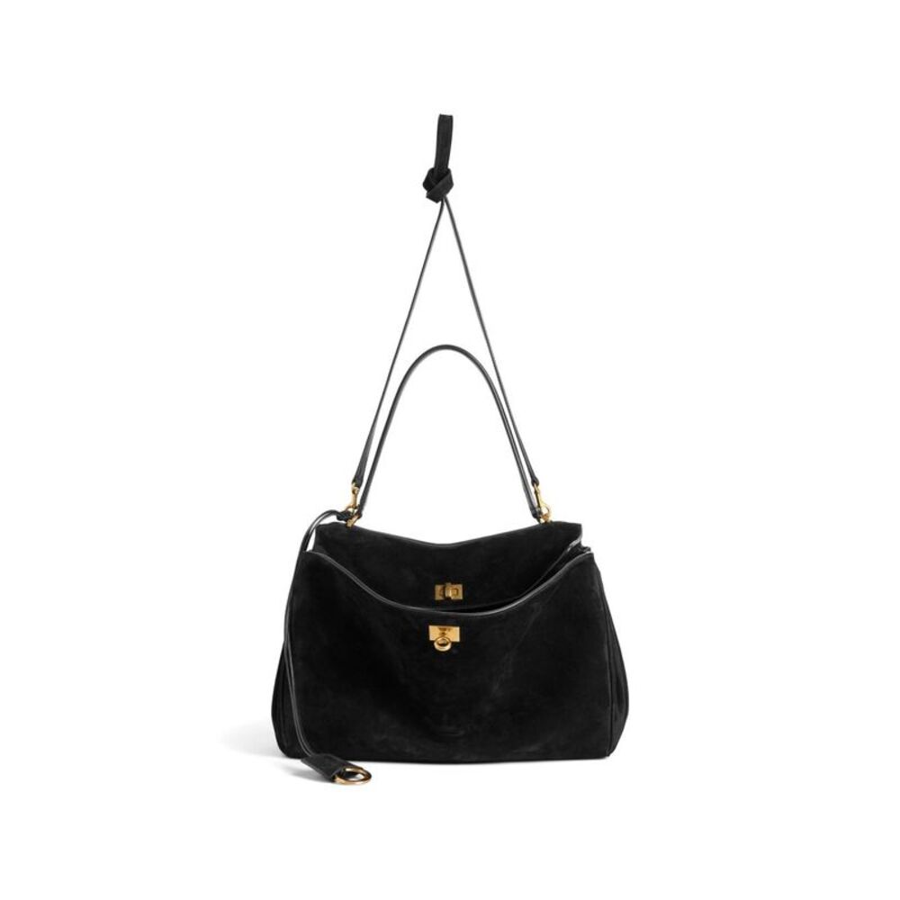 Balenciaga Women Rodeo Medium Leather Handbag - Picture 2 of 5